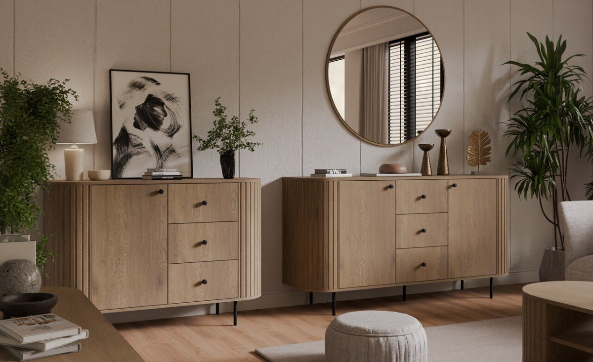 Coffee table with shelf 200 Oval cremona oak - Image 7