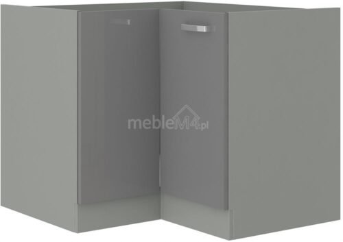 Base corner cabinet gray 90×90 ND 2FBB
