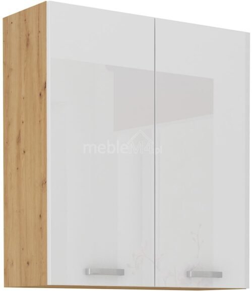 Artisan wall cabinet, white, glossy, 80 G-90 2F