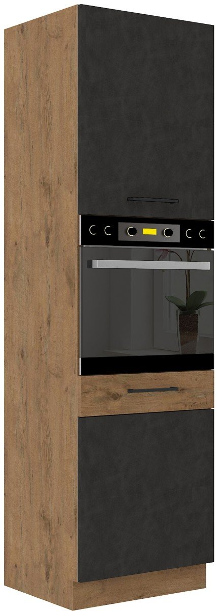 Vigo stove column cabinet graphite matte 60 DP-210 2F