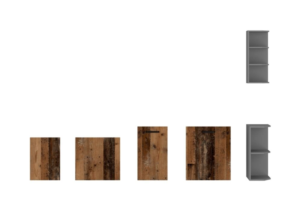 40 cm column cabinet, antique style 40 storage compartments DK-215 2F - Image 6