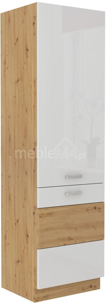 Artisan white glossy column cabinet 60 DK-210 2F