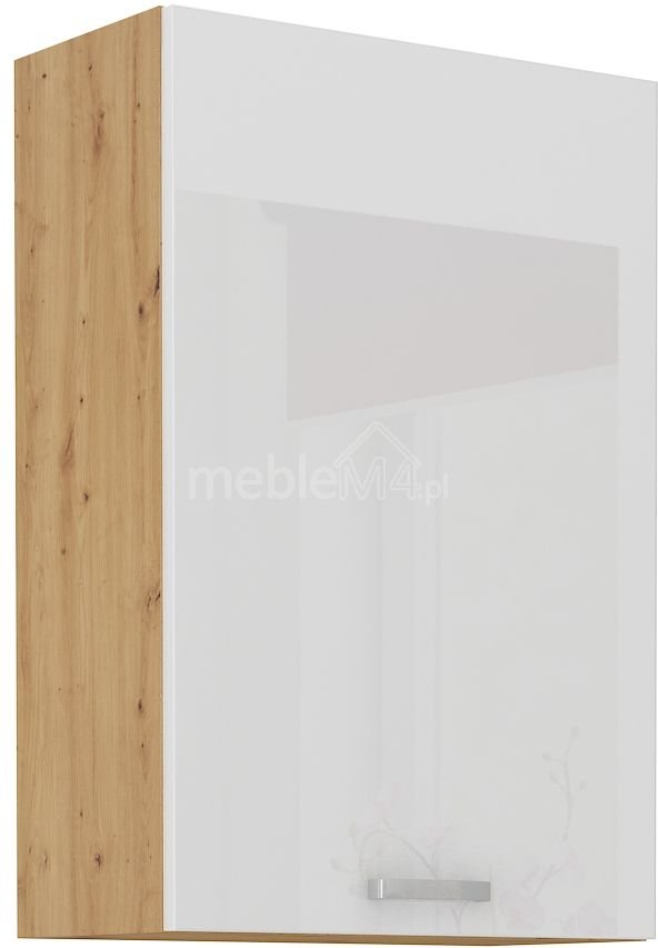 Artisan wall cabinet, white, glossy, 60 G-90 1F