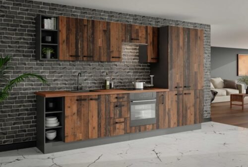 Kitchen furniture set 340 cm, antique style