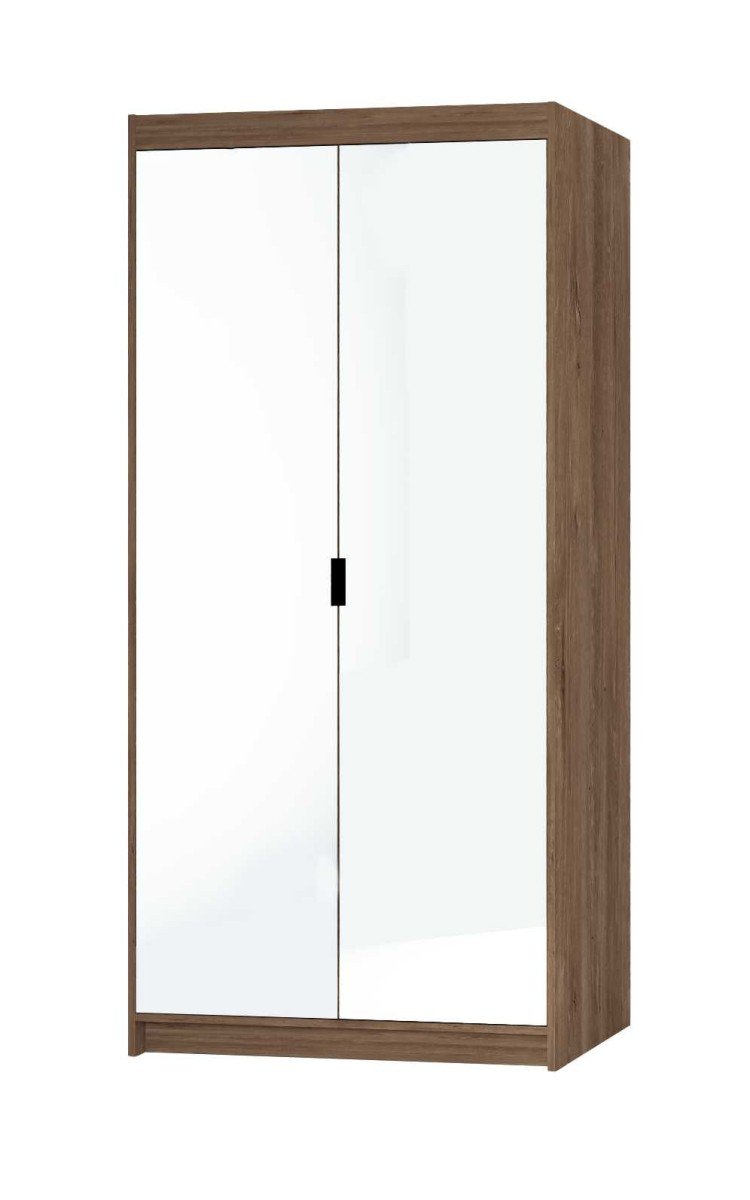 Elena wardrobe with 2D mirrors, Lefkas oak