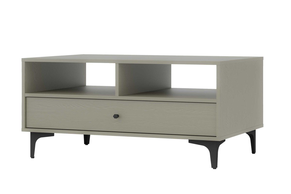 Tokyo 1S eucalyptus coffee table with drawer - Image 2