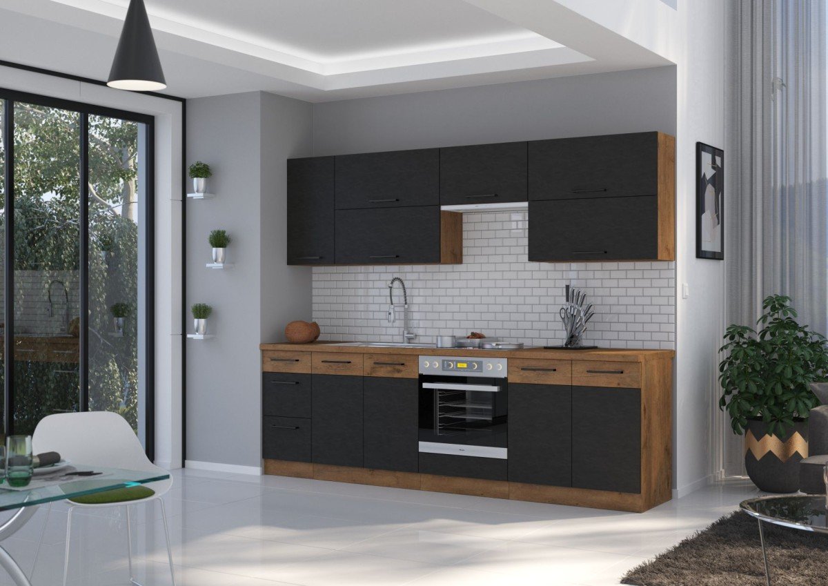 Vigo wall cabinet graphite matt 50 GU-36 1F - Image 5