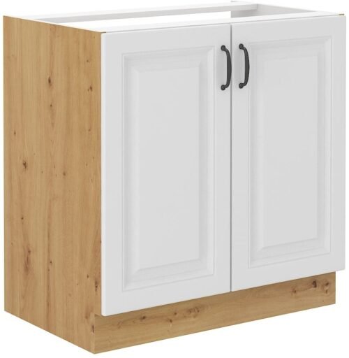 Base cabinet 80 cm, Stillo artisan/white sink 80 ZL 2F BB
