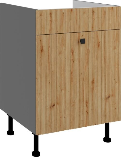 Base cabinet 60 cm, sink drawer, Ava 60 ZL 1S BB PREMIUM BOX