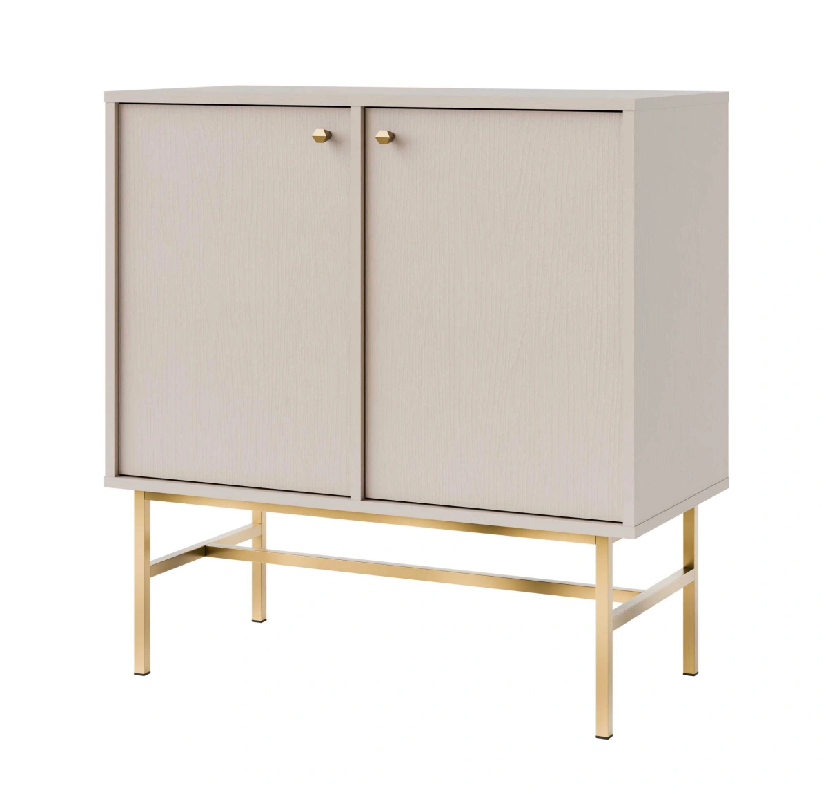Tokyo 2F chest of drawers with cabinets, beige - Image 3