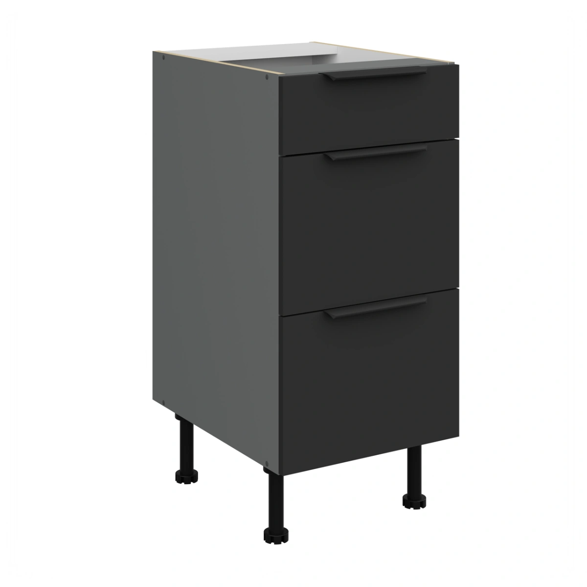 Base cabinet 40 cm with drawers Aria 40D 3S BB - Image 3