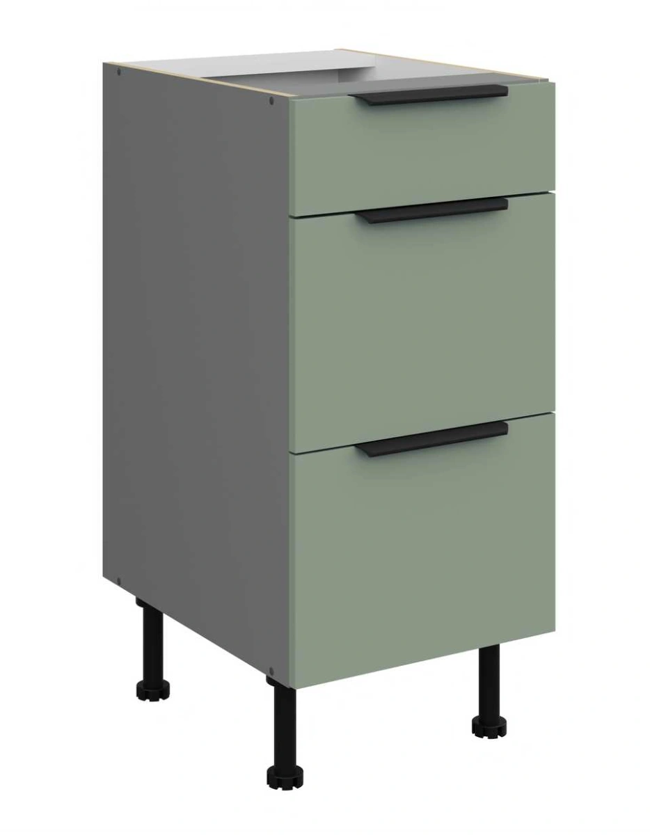 Base cabinet 40 cm with drawers Aria 40D 3S BB