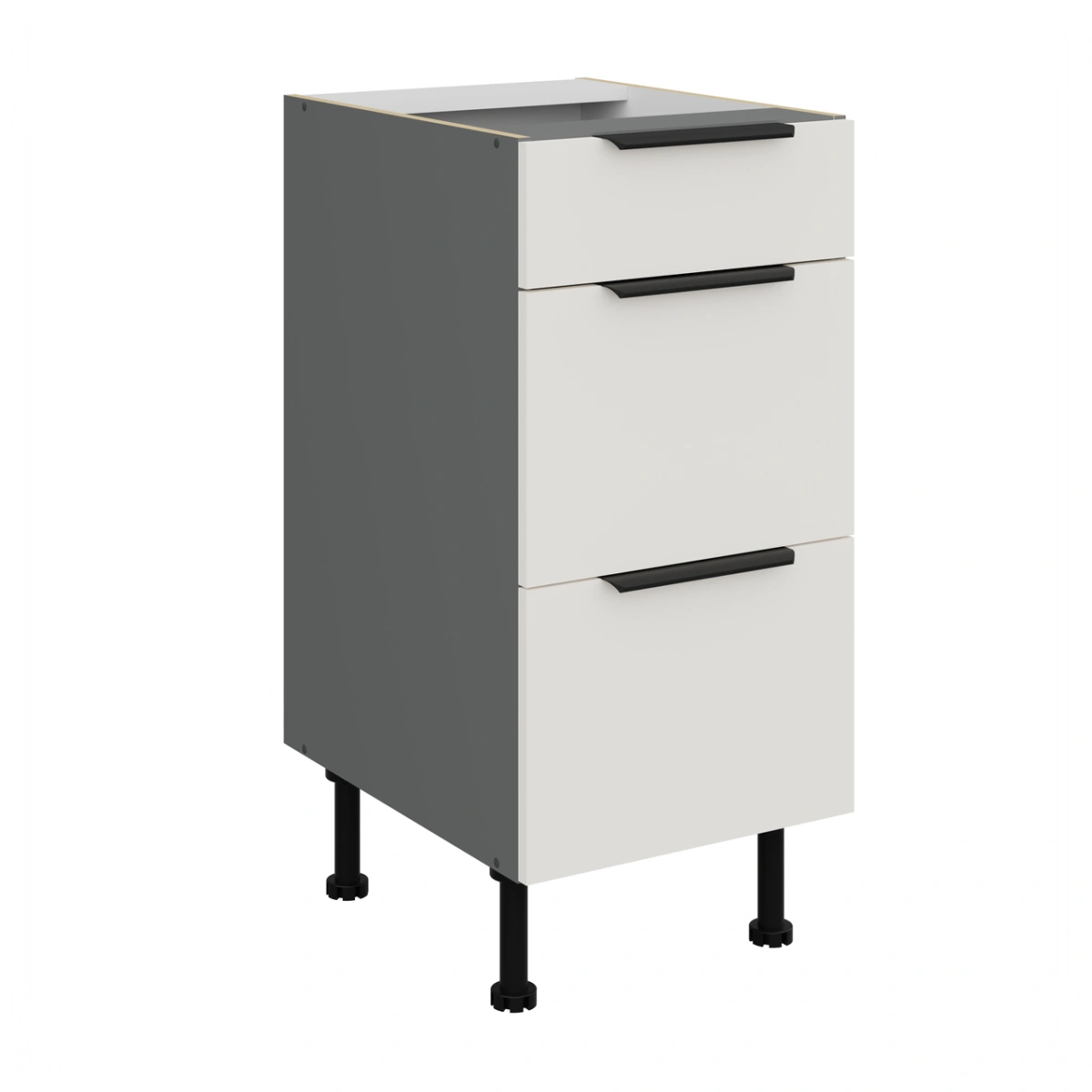 Base cabinet 40 cm with drawers Aria 40D 3S BB - Image 6