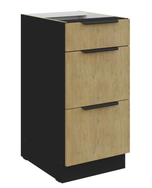 Base cabinet 40 cm with drawers Cremona 40 D 3S BB