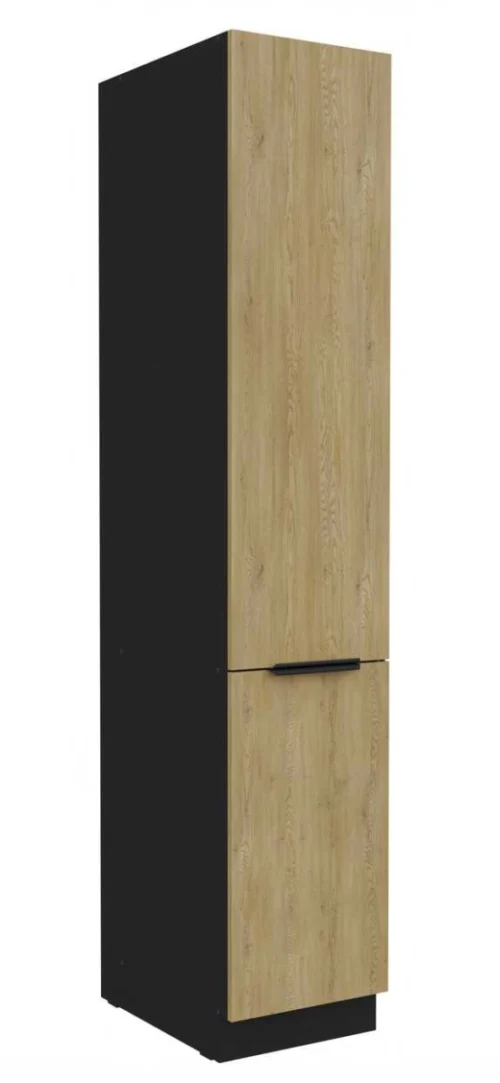 Column pantry cabinet 40 cm with shelves Cremona 40 DK-210 2F