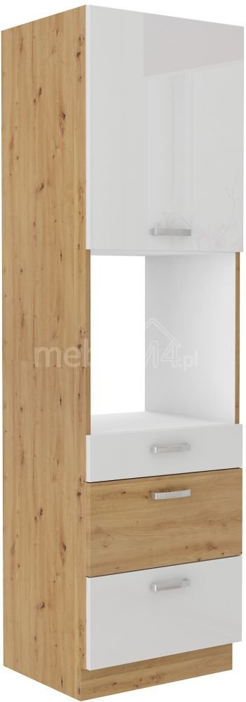 Artisan white glossy cabinet 60 DPS-210 3S 1F