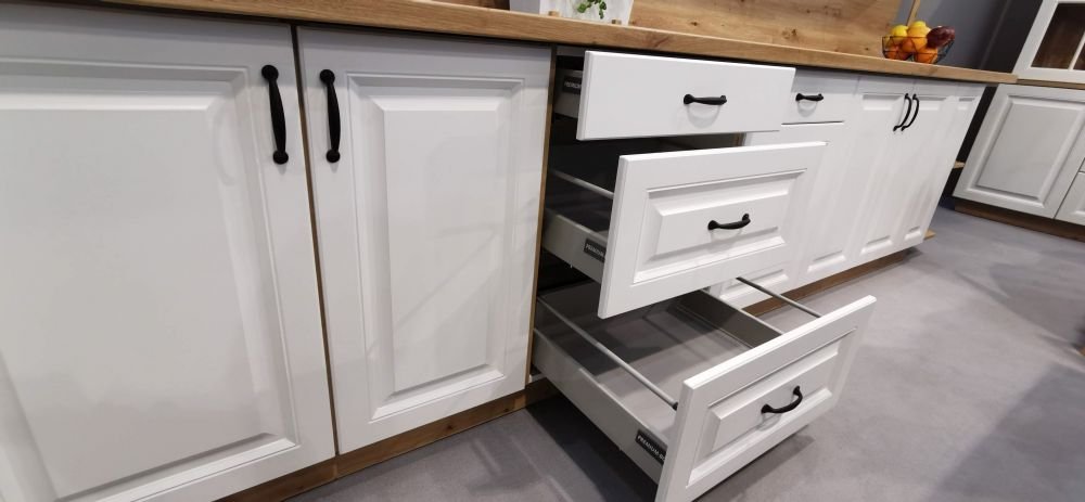 White MDF kitchen 240 cm Stillo - Image 4