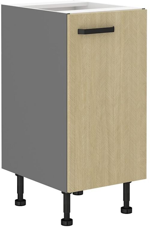 Base cabinet 40 cm, Scandi silkbone pattern, 40D 1F BB