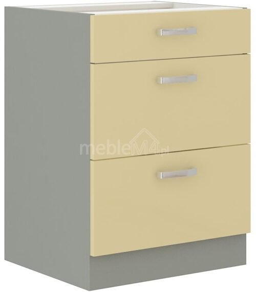 Base cabinet with drawers Karmen 60 D 3S BB