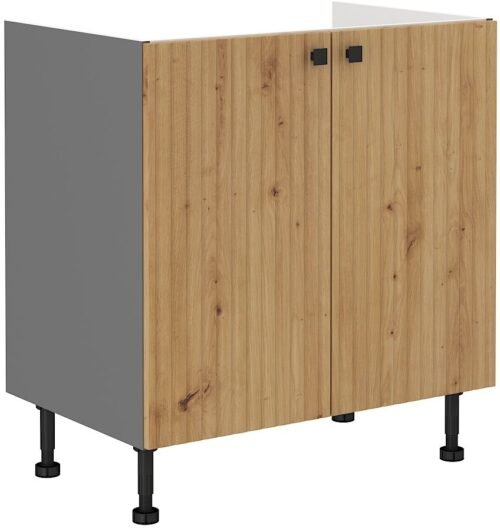 Base cabinet 80 cm Ava 80ZL 2F BB sink