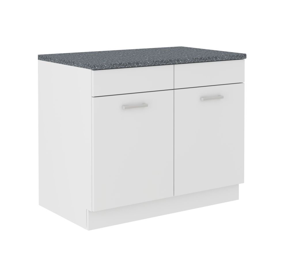 Maria sink cabinet, 100 cm, white matt