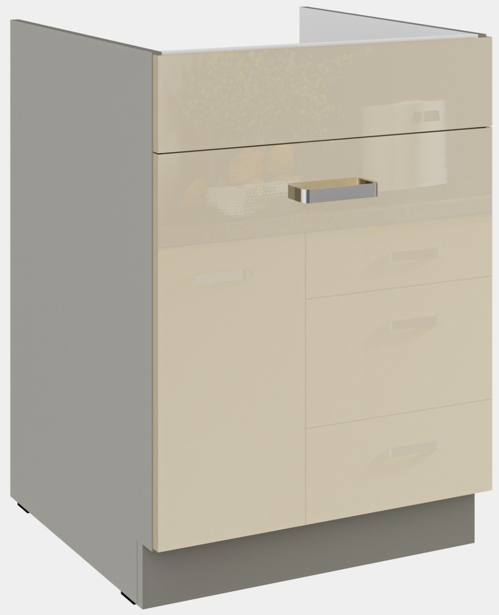 Base cabinet 60 cm, sink, drawer Karmen 60 ZL 1S BB PREMIUM BOX