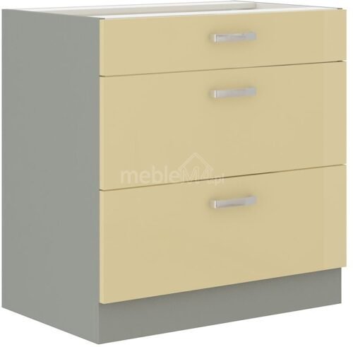 Base cabinet with drawers Karmen 80 D 3S BB