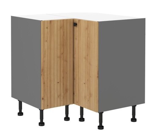 Base corner cabinet 90/90 cm Ava 90×90 ND 2F BB