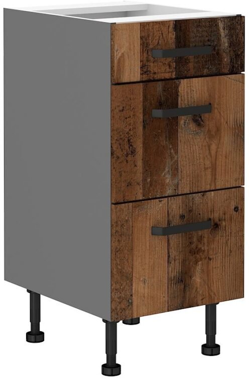 Base cabinet 40 cm with drawers Old Style 40D 3S BB