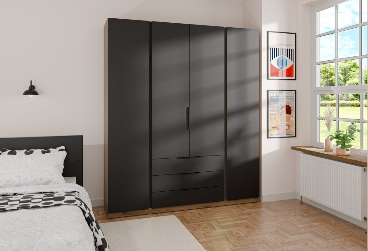 Kaja EV/BL 4F 3S four-door wardrobe