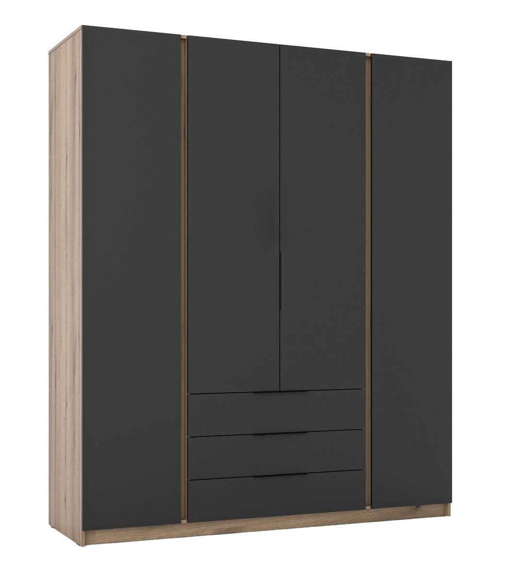 Kaja EV/BL 4F 3S four-door wardrobe - Image 2