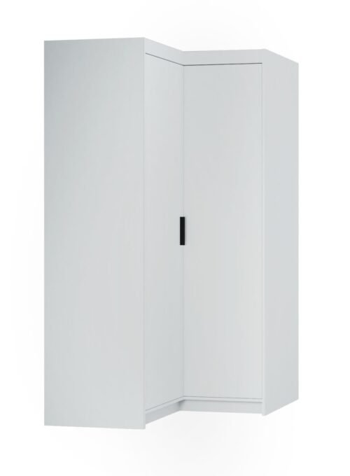 Elena corner wardrobe 2D NAR white matte