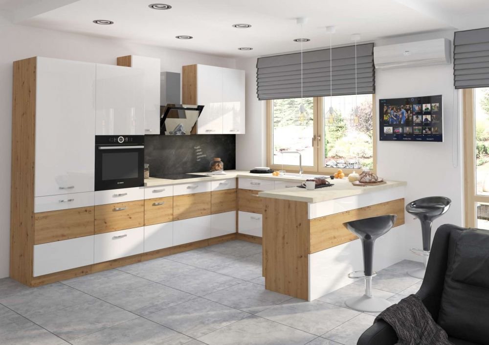 Artisan wall cabinet, white, glossy, 30 G-72 1F - Image 3