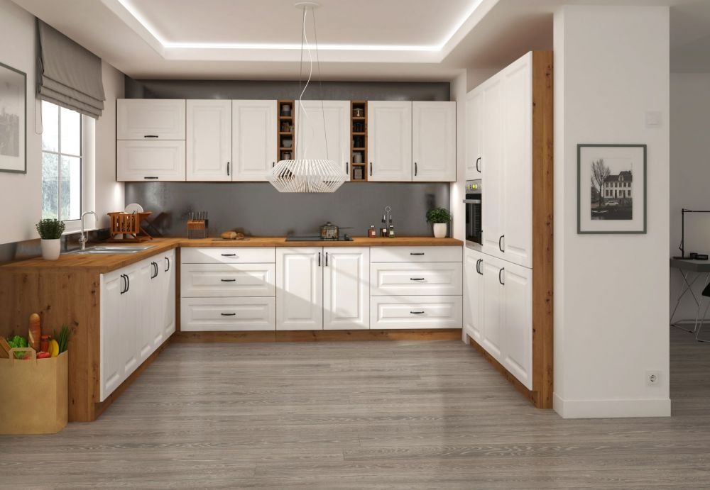 Wall cabinet with hood 50 cm Stillo artisan/white 50 GU-36 1F - Image 2