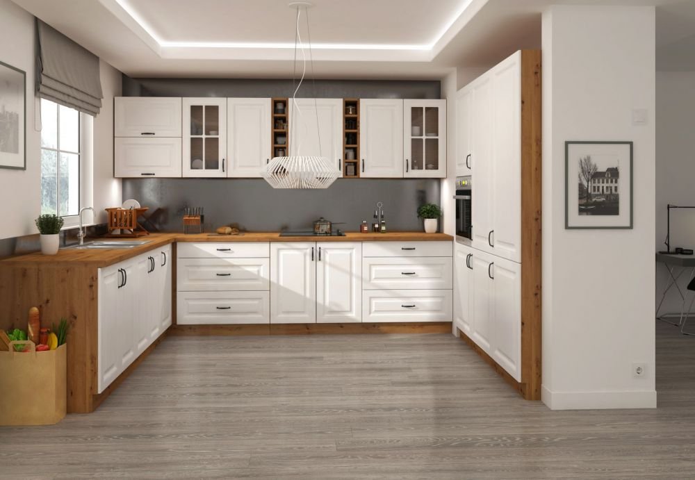 Wall cabinet with hood 50 cm Stillo artisan/white 50 GU-36 1F - Image 4