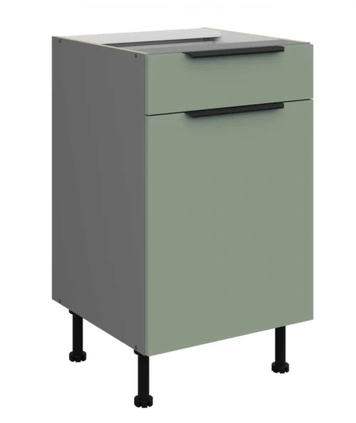 Base cabinet 50 cm with drawer Aria 50D 1F 1S BB