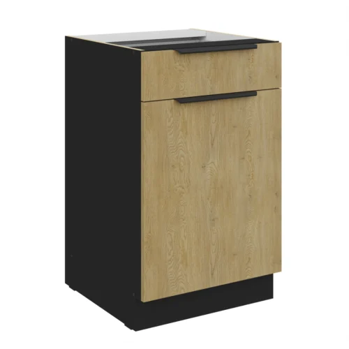 Base cabinet 50 cm with drawer Cremona 50 D 1F 1S BB