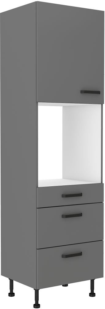 60 cm column cabinet with drawers oven Nessa 60 DPS 215 3S1F
