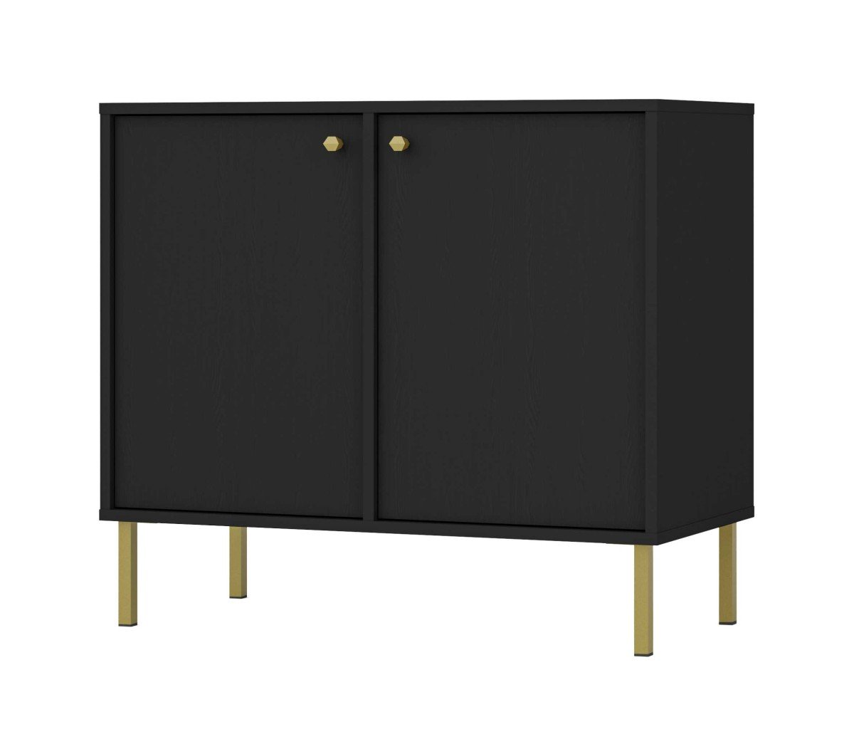 Black chest of drawers "Tokyo 2F" with cabinets - Image 3