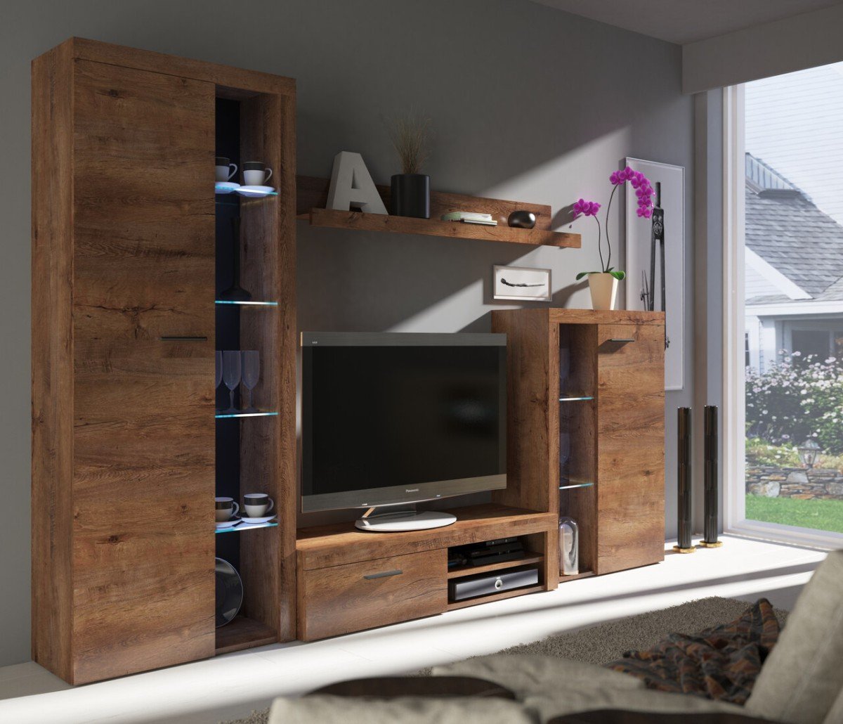 Rumba wall cabinet – Lefkas oak