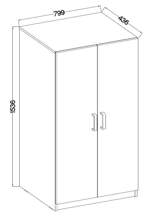 Office cabinet with hanger 2F Maltese symbol 108 - Image 6