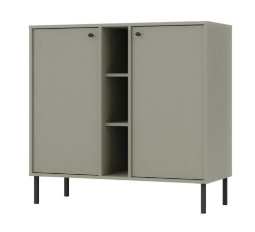 Tokyo 2F eucalyptus chest of drawers and niches