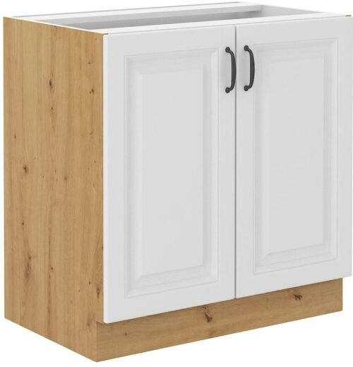 Base cabinet 80 cm Stillo artisan/white 80 D 2F BB