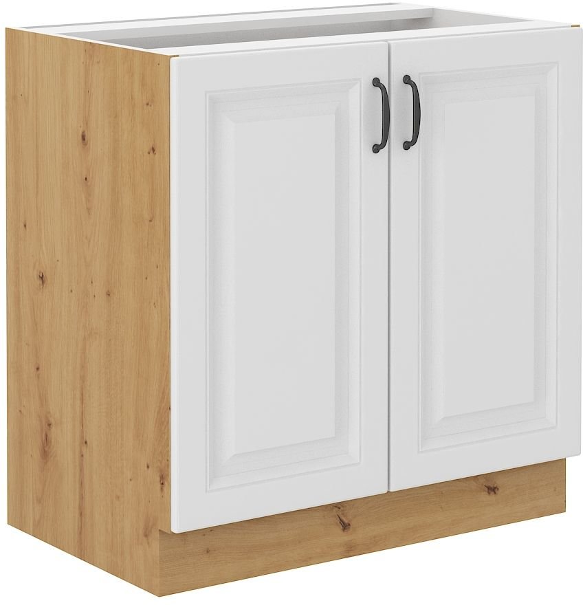 Base cabinet 80 cm Stillo artisan/white 80 D 2F BB