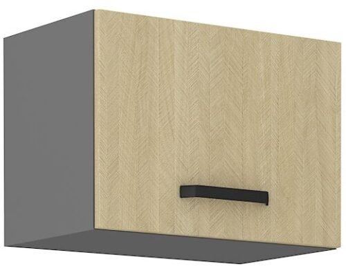 Wall cabinet 50 cm low “Scandi silkbone” pattern 50 GU-36 1F