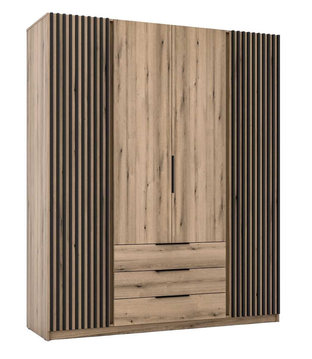Four-door wardrobe "Kaja EV/EV-BL 2" with 2F 3S grille - Image 2