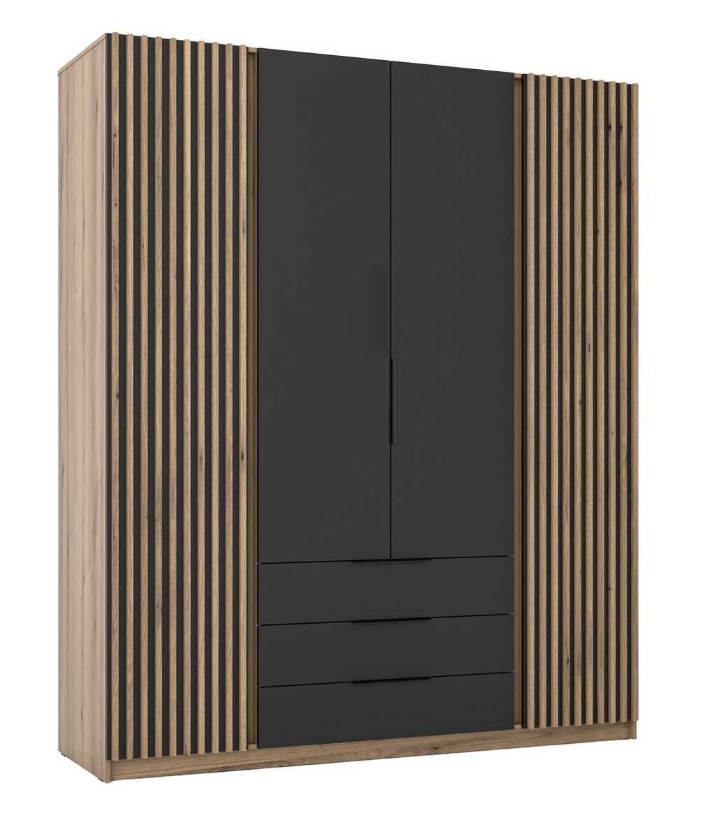 Four-door wardrobe "Kaja EV/BL-EV 2" with 2F 3S grille - Image 2