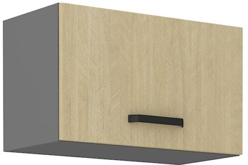 Wall cabinet 60 cm low “Scandi silkbone” pattern 60 GU-36 1F