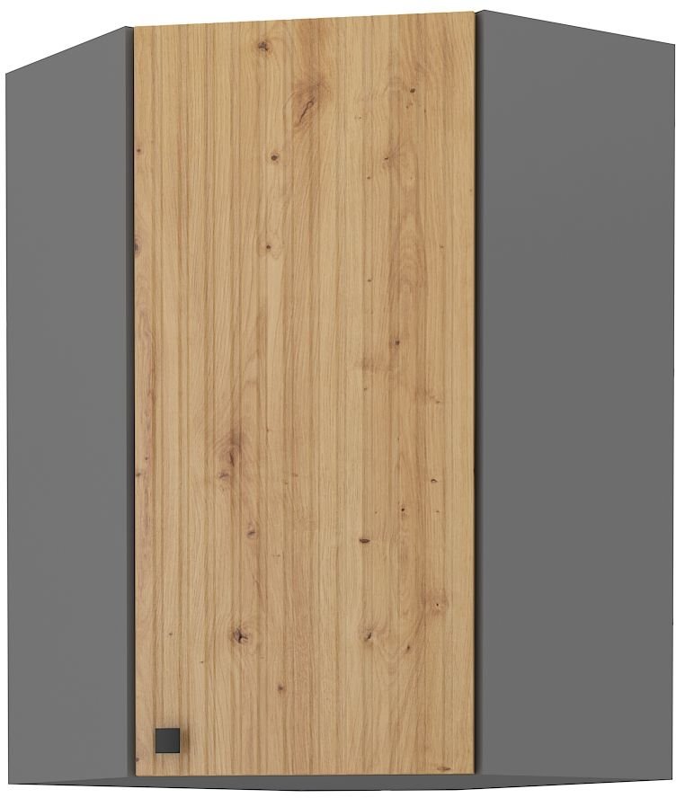 Upper corner cabinet 60/60 cm Ava 60x60 GN-90 (45 degrees) 1F