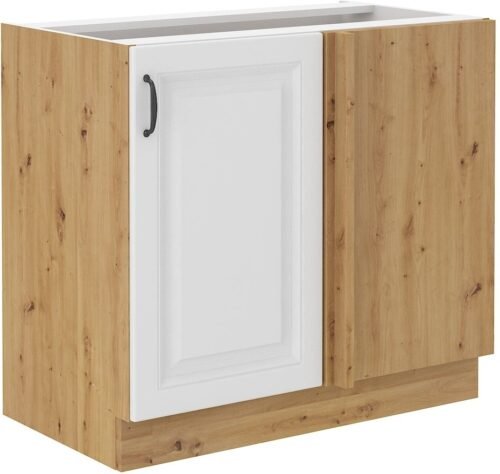 Base corner cabinet 105/60 cm Stillo artisan/white 105 ND 1F BB